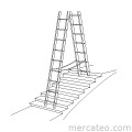 Stepladder for stairs
